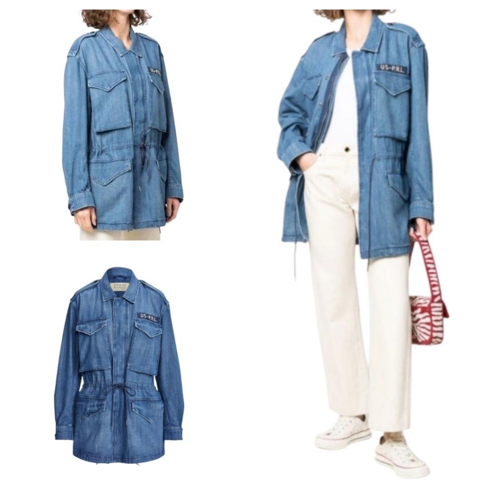 Polo Ralph Lauren Denim & Supply Military Surplus Denim Barn Coat